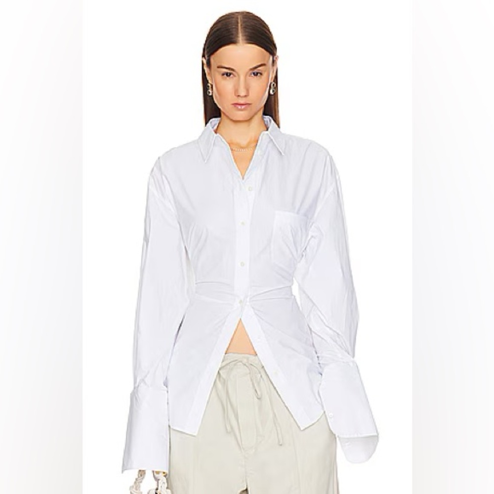 HELSA l White Button Down Shirt for Women